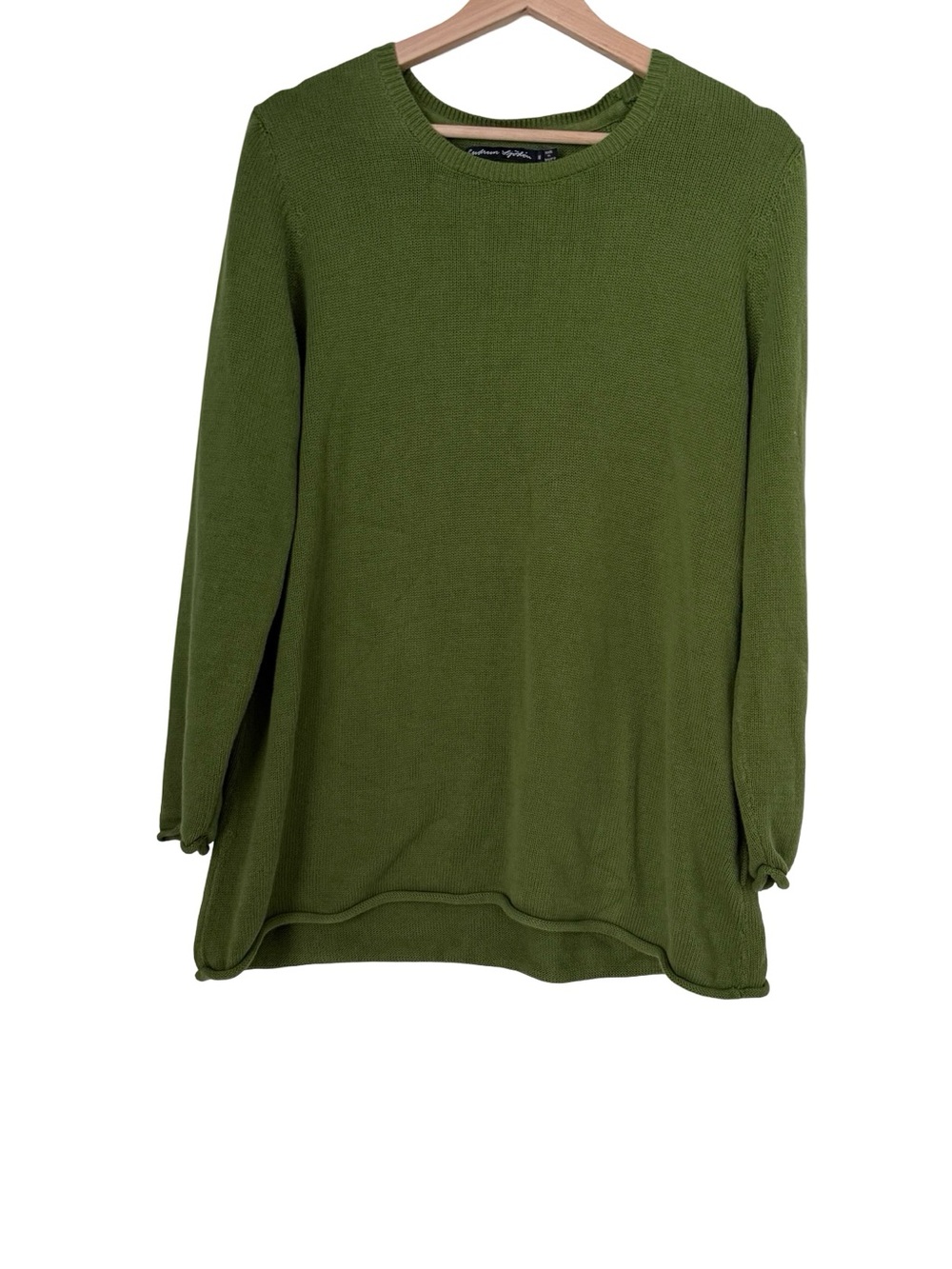 Gudrun Sjoden 100% Cotton Knit Sweater Sz M